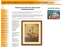 Tablet Screenshot of earmark-decorative-painting-studio.com